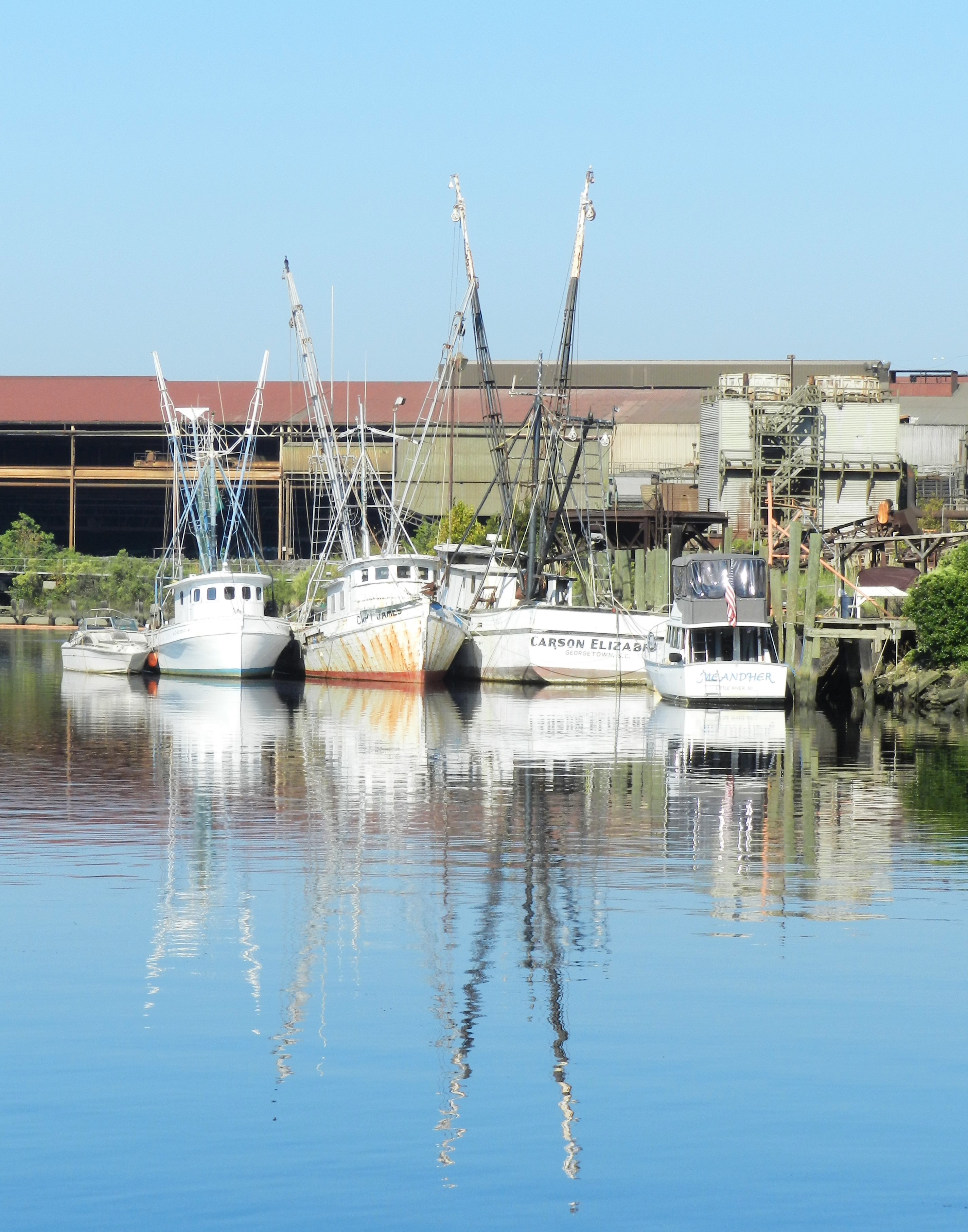 Shrimp boats in Georgetown SC